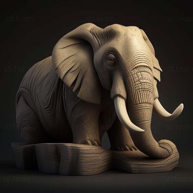 3D модель Mammuthus creticus (STL)